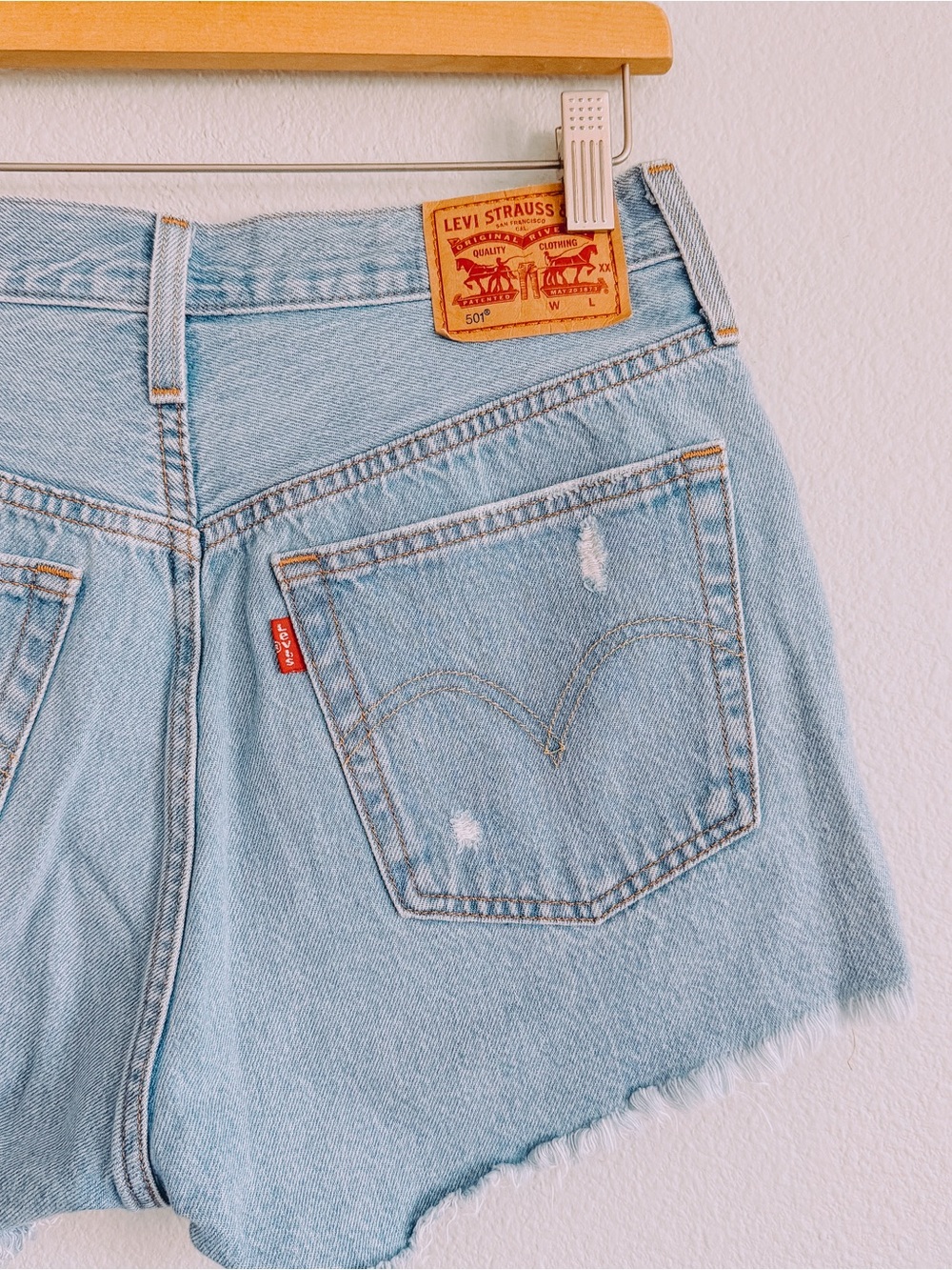 Levi’s 501 Blue Jean Shorts. Size 27